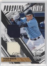 2019 Elite Extra Edition Dual Prospect Materials Black 339/399 Evan White 13c1