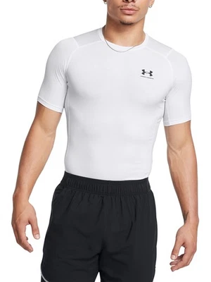 Under Armour Herren HeatGear Baselayer-T-Shirt, Weiß - Bild 1 von 4