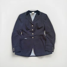 Pikeur Navy Lightweight Dressage Coat Jacket Women’s Size 36 38 Excellent