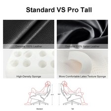 Pro Tall EAM Lounge Chair Mit Ottomane Holz Echtem Echt Leder Sessel Wohnzimme