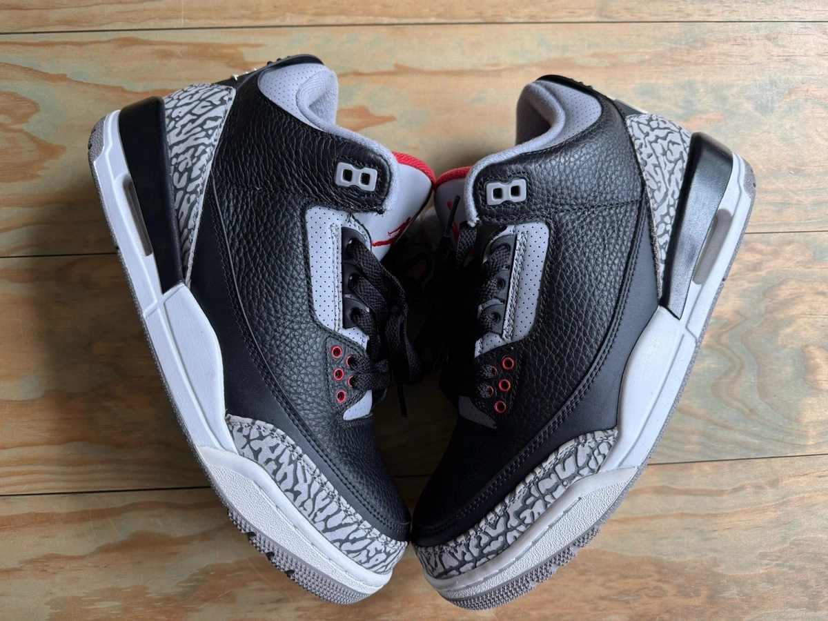 新品 Jordan 3 Mid RetroMCS スパイク セメント 希少 Jordan 3 Retro Black for Sale | Authenticity Guaranteed | eBay