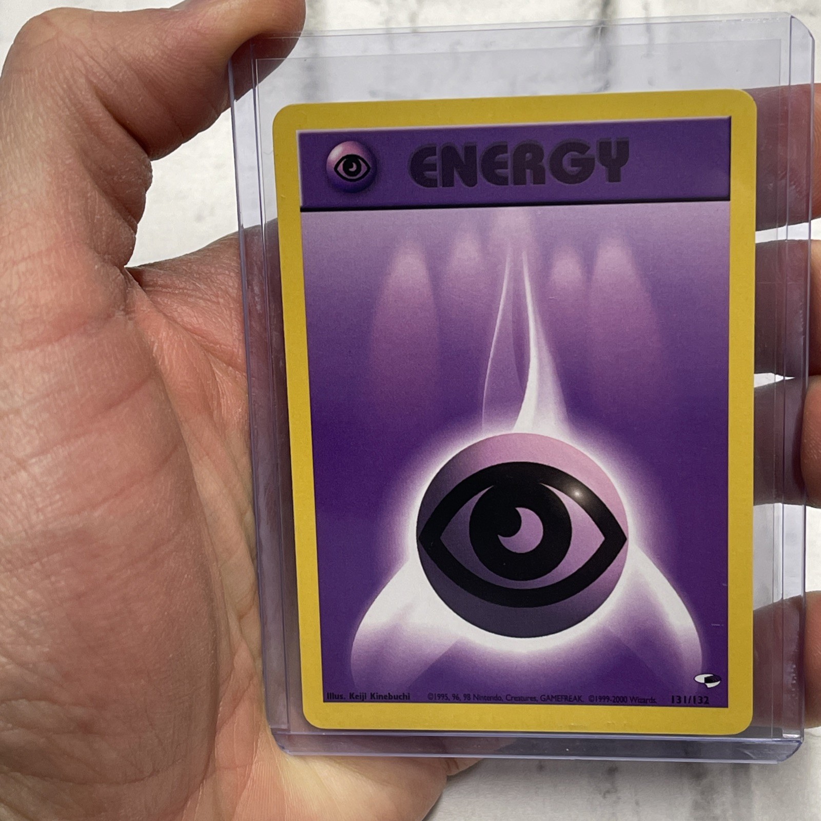Pokemon Card - Gym Heroes 131/132 - PSYCHIC ENERGY Vintage Vtg Nintendo NM/MT