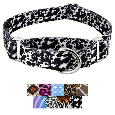 Country Brook Petz  Martingale Dog Collar - Animal Prints Collection