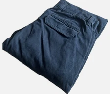 Mens Cargo Trousers Pure Cotton Straight Combat Pants Marks Spencer Workwear