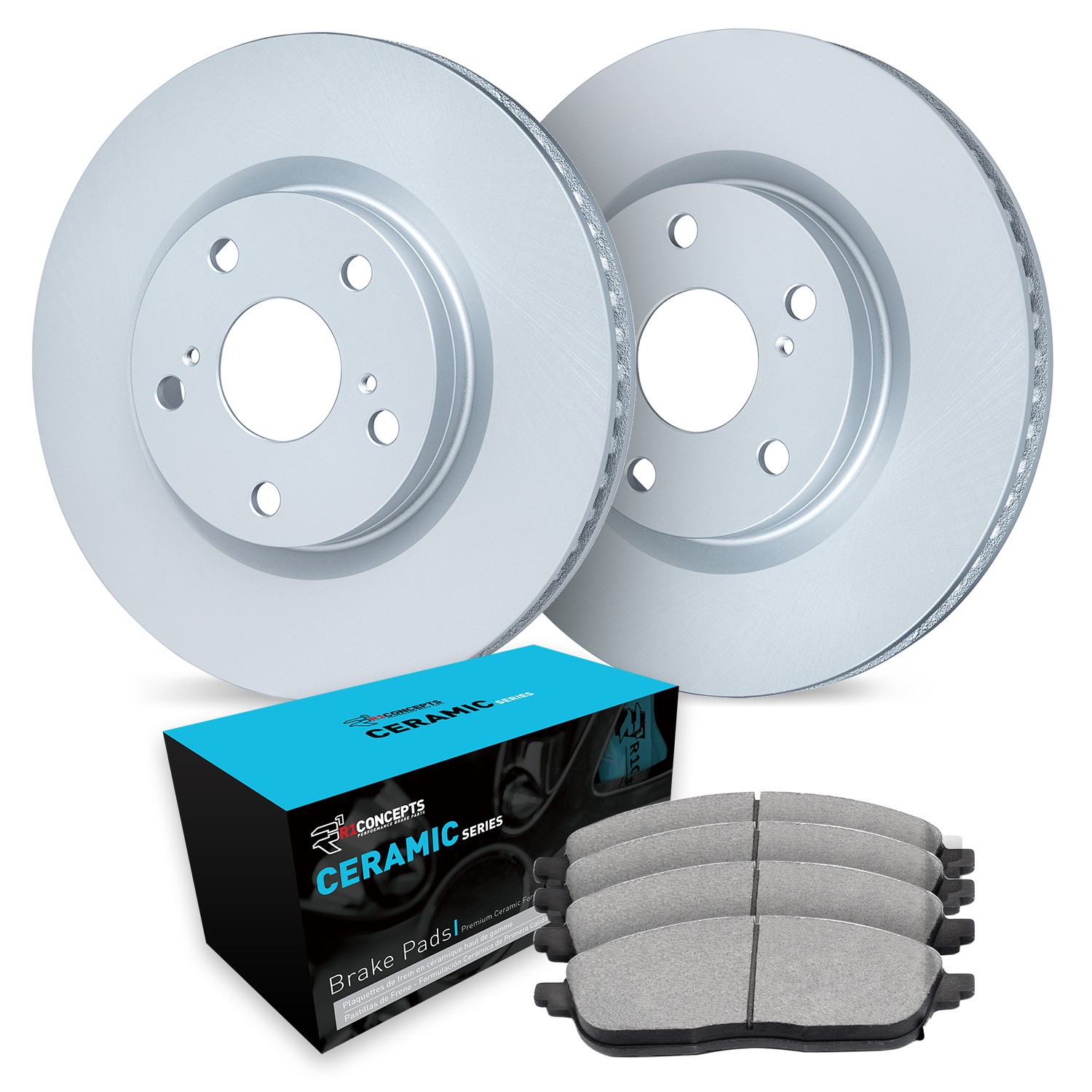 For Acura NSX 1991-1996 R1 Concepts WDWN1-58001 Rear Brake Kit w Ceramic Pads