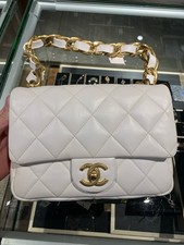 Chanel Classic Square Flap Bag Leather Quilted Chain Shoulder Bag [Duties Paid]