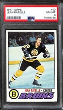 1977 TOPPS #40 JEAN RATELLE PSA 8 NM-MT 71849748 