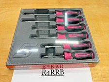 Snap-on Tools USA NEW Factory Sealed PINK Soft Grip Screwdriver Lot Set SGDX60BP