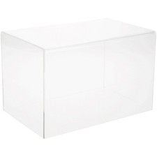 Plymor Clear Acrylic Display Case with No Base, 11" x 7" x 7"