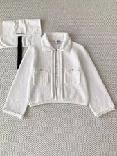 Chanel White Knit Jacket 2025 new collection brand new without tags