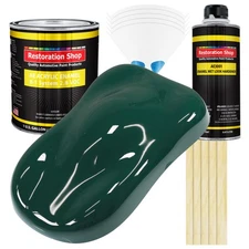 Restoration Shop Woodland Green Acrylic Enamel Gallon Kit, Auto Paint