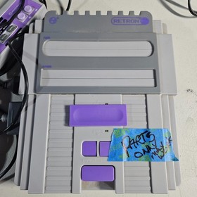 Hyperkin NES/SNES Retron 2 Video Game Console PARTS ONLY 2 Controllers