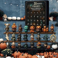2026 Halloween Advent Calendar 31 Nights of Fright Halloween Countdown Box Gift