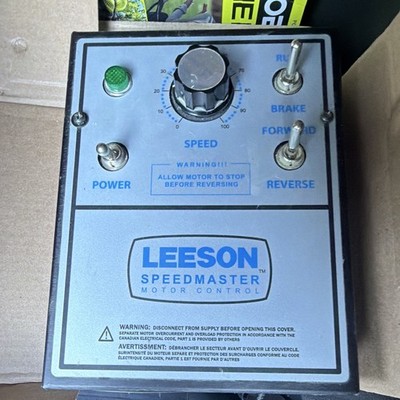 Leeson Speedmaster Motor Control 174308.00 E22 Type 01 115/230V 8A AC