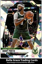 2024-25 Panini Prizm #206 Bobby Portis Milwaukee Bucks Prizms Ice