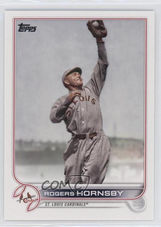 2022 Topps Update Legend Variation SP Rogers Hornsby #US60 HOF 0w7