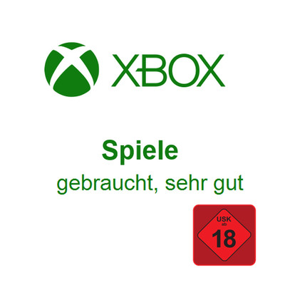 XBOX Spiele - USK18 -gebraucht, sehr guter Zustand