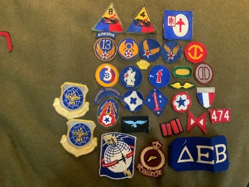 WW2 US Military Patch Lot of