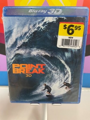 Point Break (3D Blu-ray/Blu-ray, 2016, Widescreen) Luke Bracey/Edgar Ramirez NEW