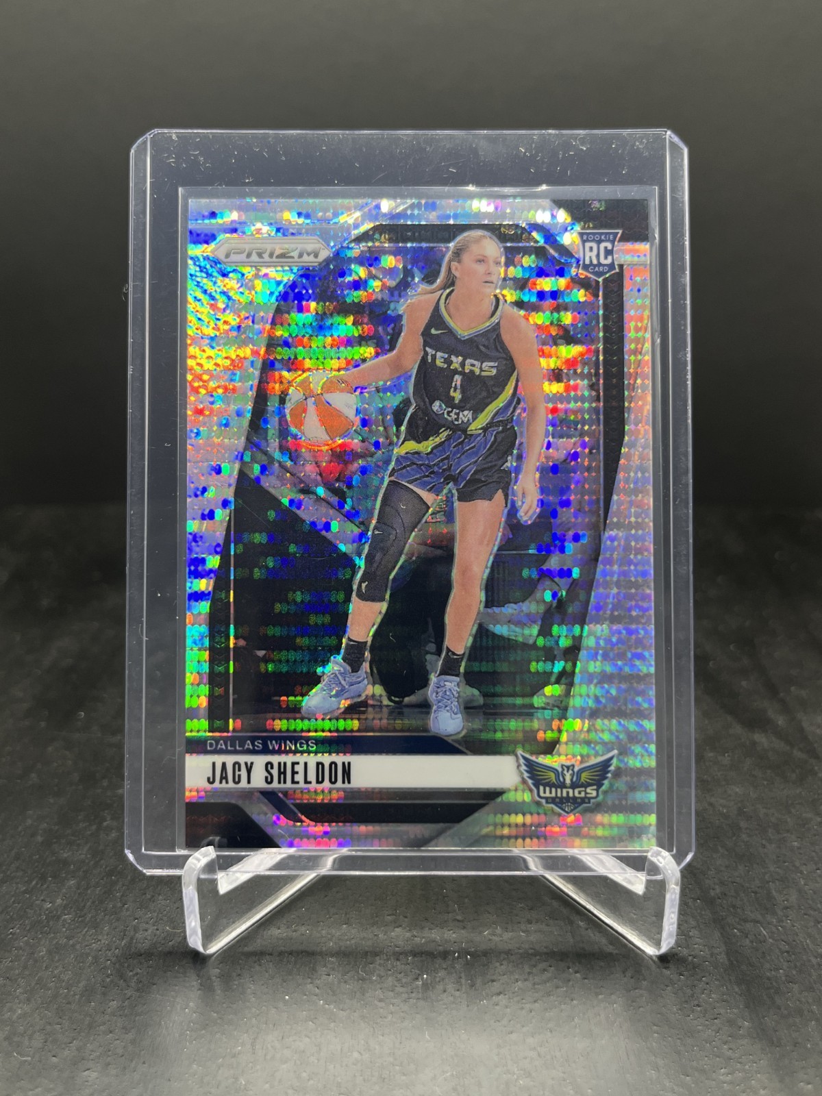2024 Panini Prizm WNBA Basketball Jacy Sheldon RC Rookie Pulsar 362/499 #4