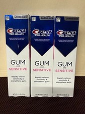 Lot of 3 Crest Pro Health Gum Sensitive toothpaste, 4.8 oz each