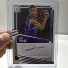 Panini 2025-26 Donruss Basketball John Tonje Utah RC Auto SSJ-TJ Insert