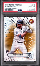 2023 Topps Pristine Riley Greene #219 Pristine Gold /50 PSA 10 GEM MINT RC