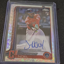 Topps Chrome 2025 Logofractor Rookie Autograph Jhonkensy Noel Guardians #RA-JN