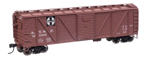 Walthers 40352 Mainline 40' ARA Single Sheathed Boxcar "Santa Fe" #125928 | Zustand: Neu