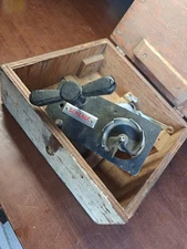 Vintage SCHLAGE Commercial Door Lock Installation Kit Boring Jig w/ Wood Case