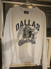 '47 Dallas Cowboys NFL Sweatshirt Navy White Size L