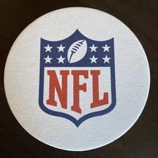 NFL Logo - Football - Beer Coaster