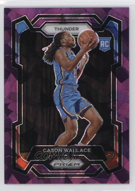 2023-24 Panini Prizm Purple Ice Prizm 107/149 Cason Wallace #139 Rookie RC