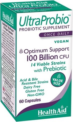 Health Aid UltraProbio 100 Billion CFU, 60 capsules