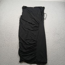 Ann Taylor Dress Womens Medium Black Sleeveless Long