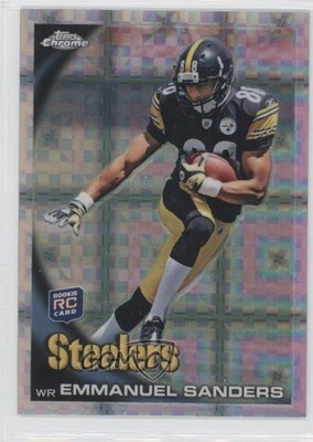 2010 Topps Chrome Retail X-Fractor Emmanuel Sanders #C106 0e1