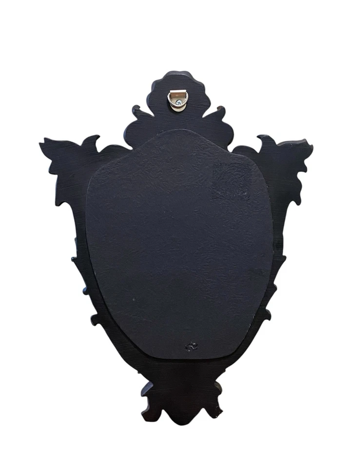 Vtg Victorian Ornate Pic Decorative Mirror Wall Decor  Rustic Frame Bronze Tone - Image 2 of 4