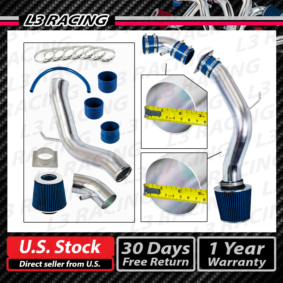 BLUE COLD AIR INDUCTION INTAKE+DRY FILTER For 02-06 Nissan Altima Sedan 2.5L L4