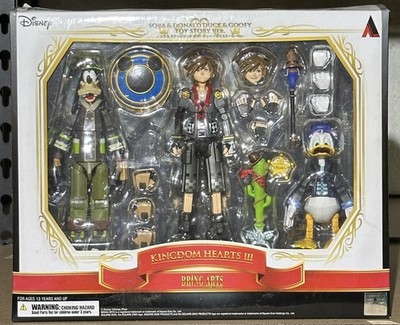 BRING ARTS KINGDOM HEARTS III 3体セット Kingdom Hearts 3 III Bring Arts Toy Story Sora Donald Duck Goofy