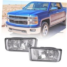 Fog Lights w/Bulbs Compatible with 2007 2007-2015 Silverado/Tahoe/Suburban