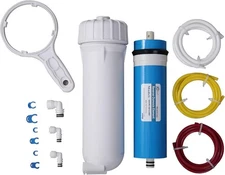 Huining 3012-400GPD Reverse Osmosis Membrane Housing Kit with 3/8 1/4 Quick