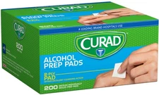 Curad Alcohol Swabs, 200/ 1 Box