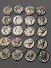 A Lot Of 20 Silver US Mercury Dimes Choice BU