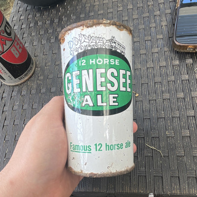 Genesee 12 Horse Ale Flat Top Beer Can