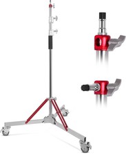 Heavy Duty Light Stand with Casters 10ft/305cm Adjustable Light Stand