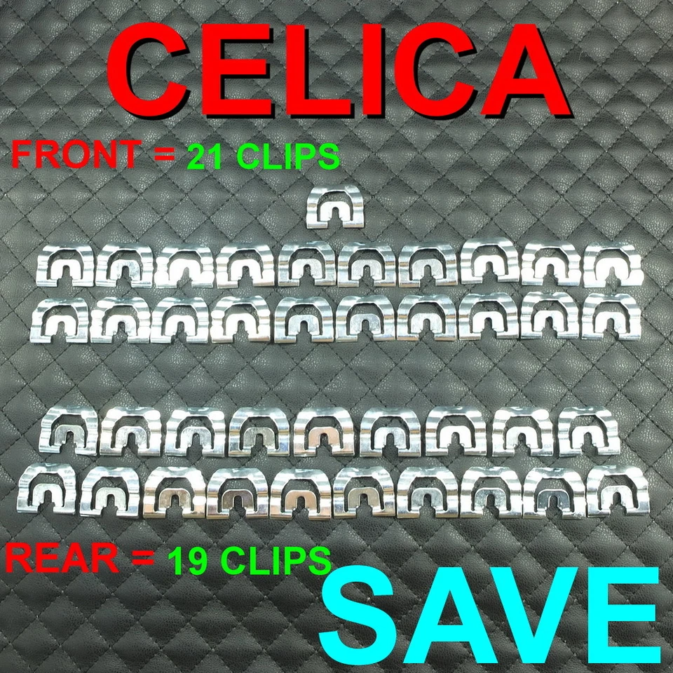 CELICA TA22 TA23 RA23  RA20 RA21 TA20 RA22 RA24 TA35 WINDSHIELD 40 CLIP - Image 2 of 2