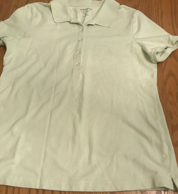 Croft & Barrow Classic Polo Womenâs Lime Green Size M-SHIPS FREE | eBay