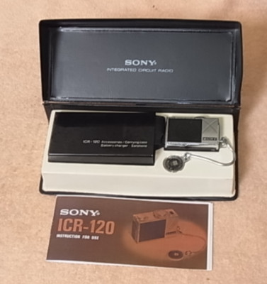 Sony ICR-120 Integrated Circuit Radio | Vintage | Made in