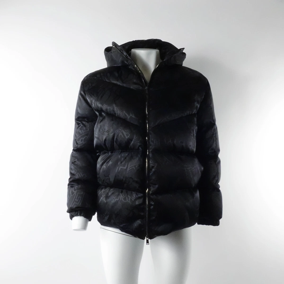 Jacquard medusa hooded best sale jacket
