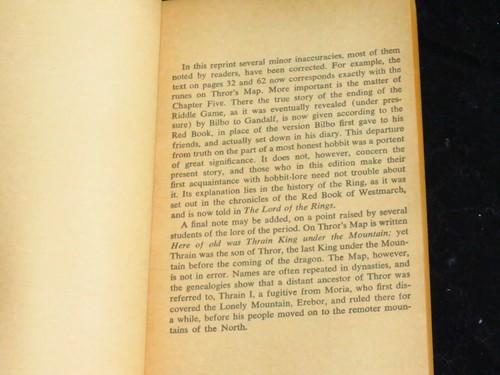 The Hobbit J.R.R. Tolkien 1967 Dolphin Edition Ballantine 12th Print Lion Cover - Picture 5 of 5